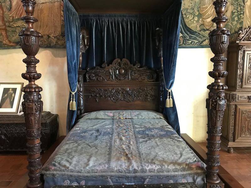 Castles of Loire Valley: Chaumont, Catherine de Medici bedroom