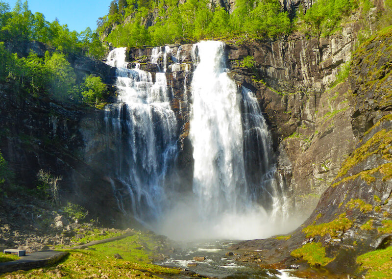 Waterfall in Scandinavia