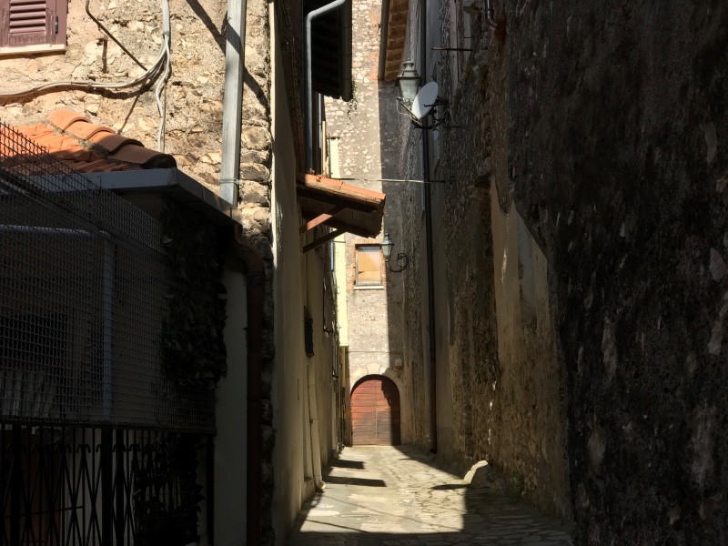 Ancient Streets of Norma near Rome