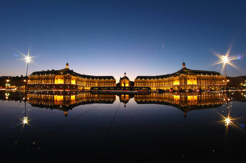 Bordeaux mirror - one of the best cities south of France