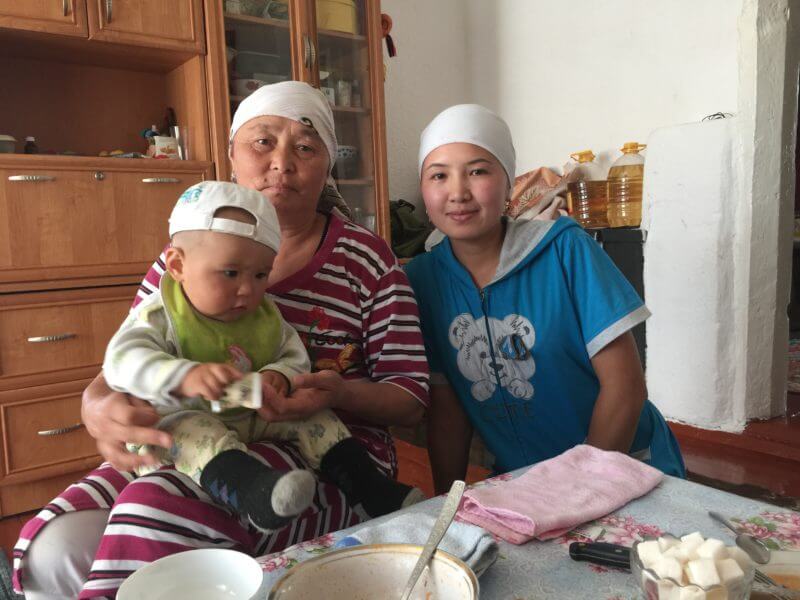 Kyrgyz family