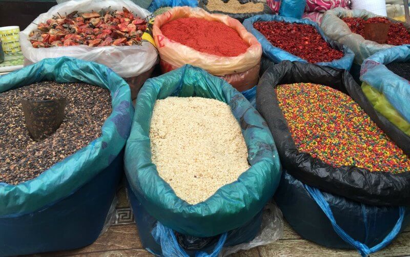 Spices in Kyrgyz market