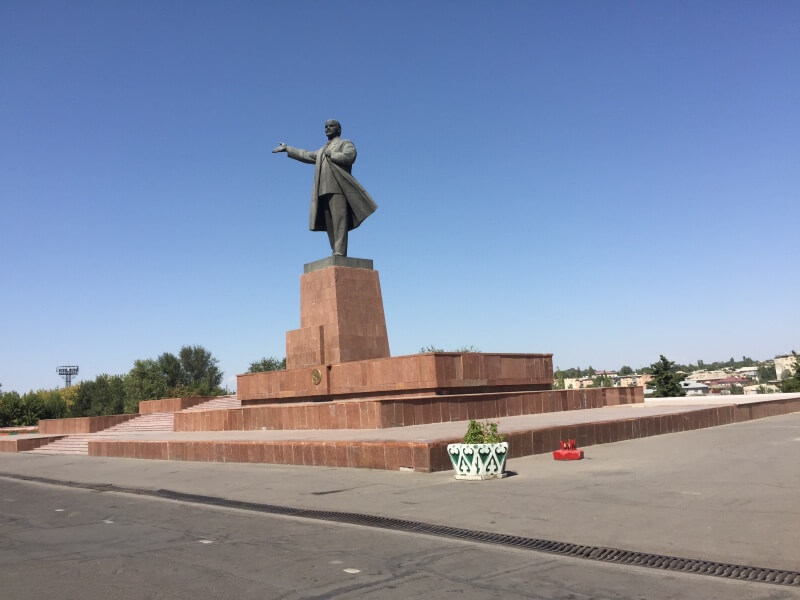 Statue of Lenin in Osh