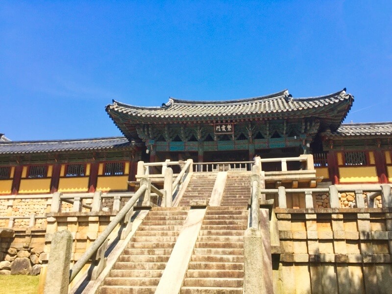 South Korea itinerary - Buddhist temple of Bulguksa in Gyeongju