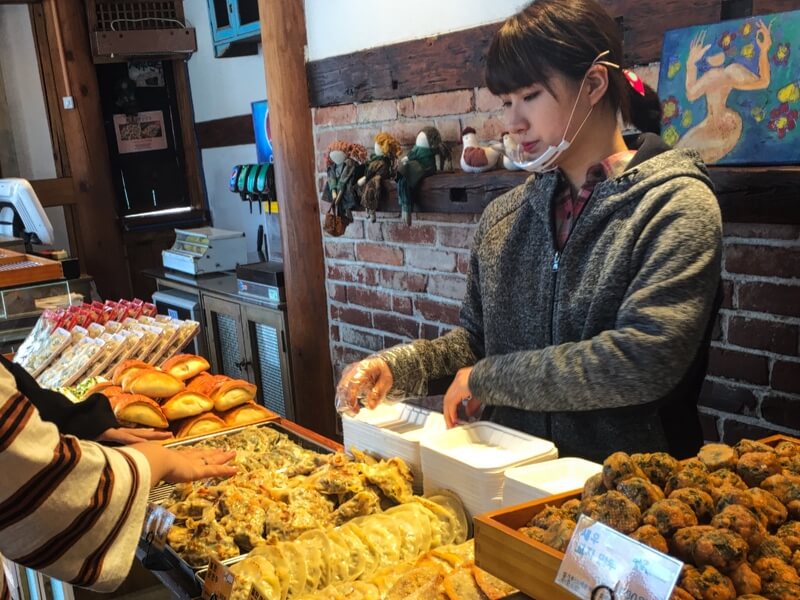Korea itinerary - dumpling shop in Jeonju