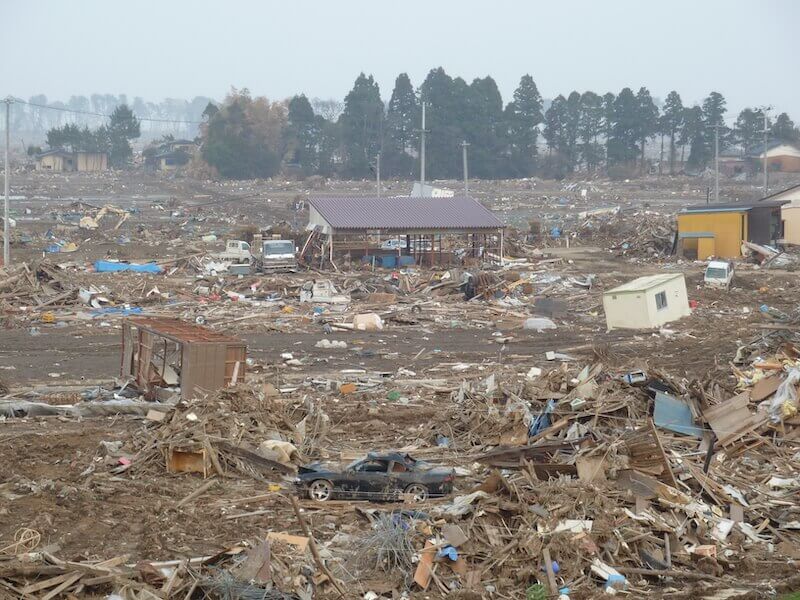 Devastated areas often attract people for disaster tourism