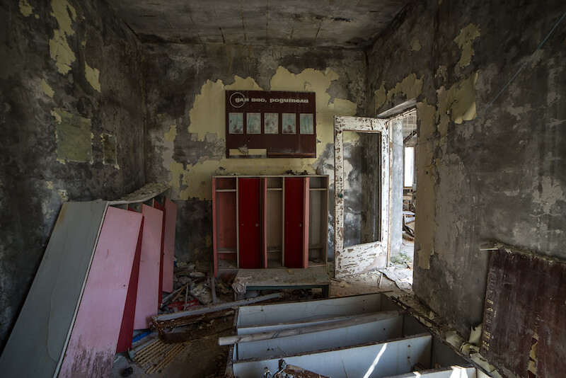 Pripyat Chernobyl - abandoned kindergarten - add to your list of ghost towns to visit