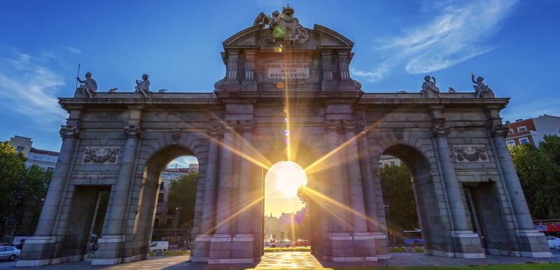 Puerta de Alcalá in Madrid