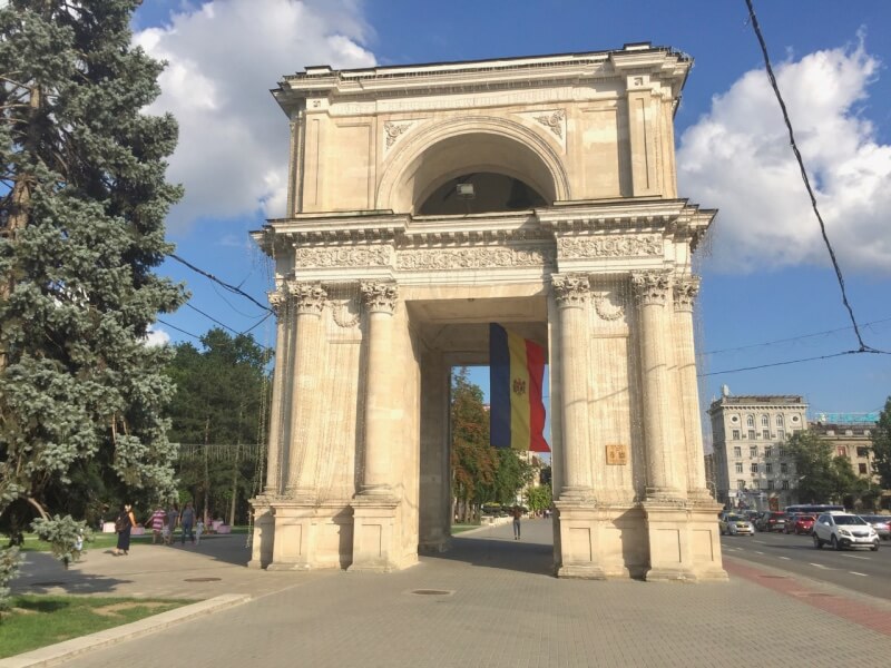 Arch of Triumph in Chisinau