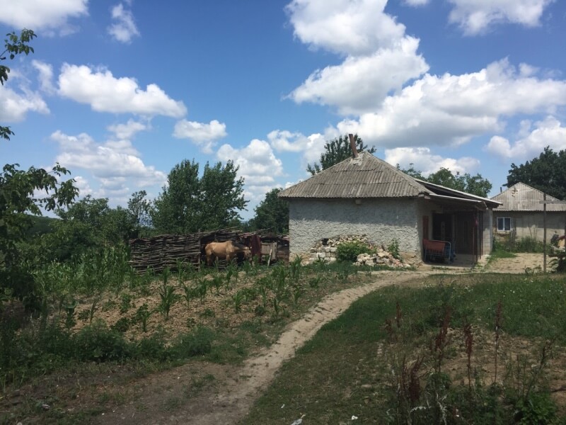 Village in Moldovan countryside