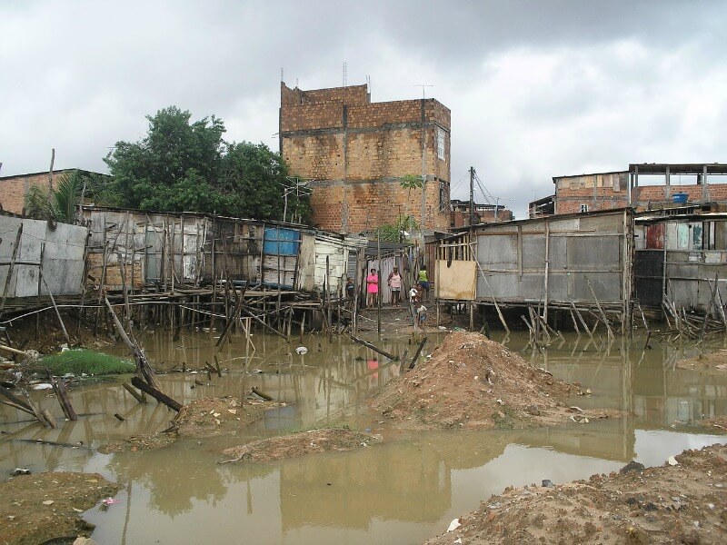 Slum in a developing country 