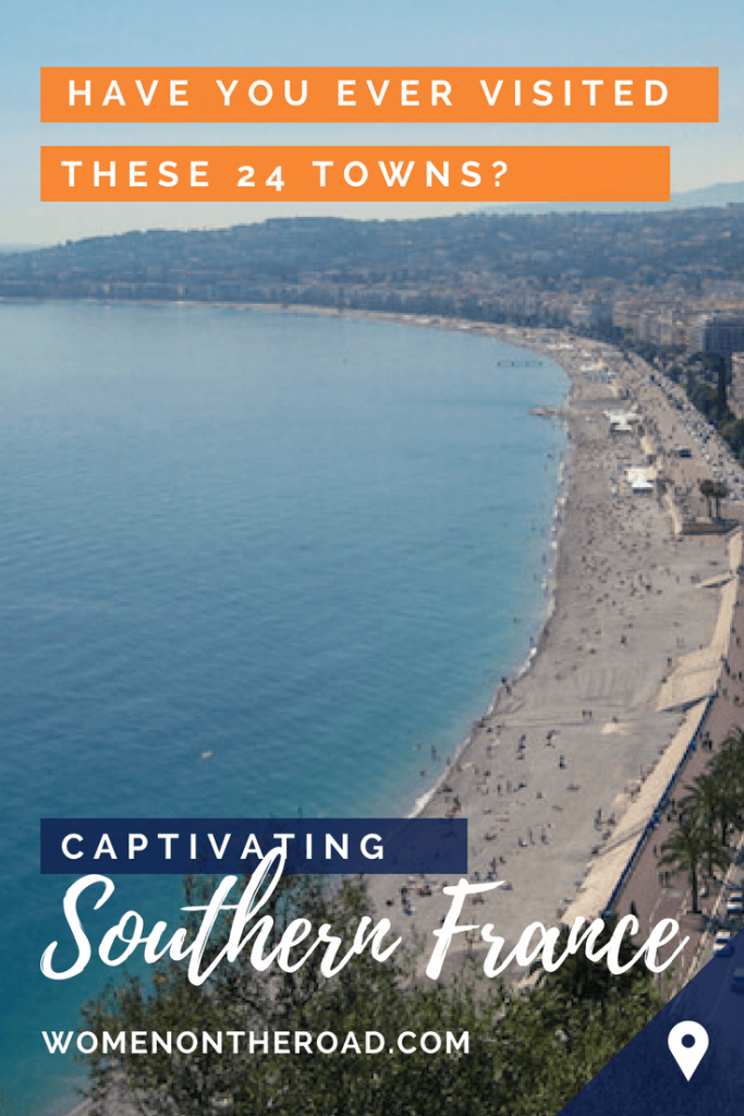 South of France cities pin