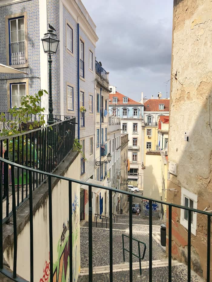 View of Lisbon streets