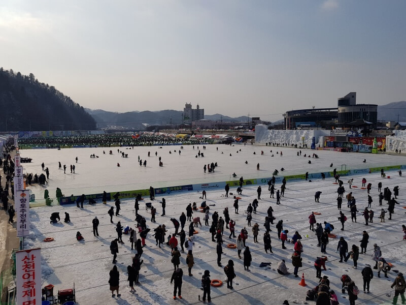 Festivals in winter season: Hwacheon Ice Fishing