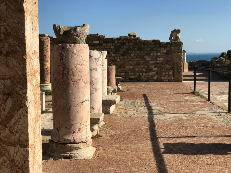 Roman columns in Carthage
