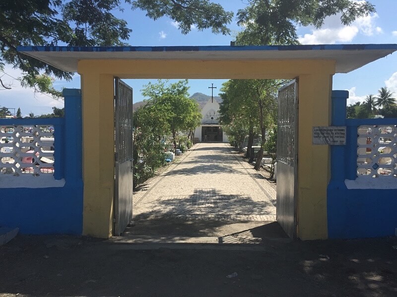 Entrance to Santa Cruz cemetery in Dili - site of the Dili massacre in 1991