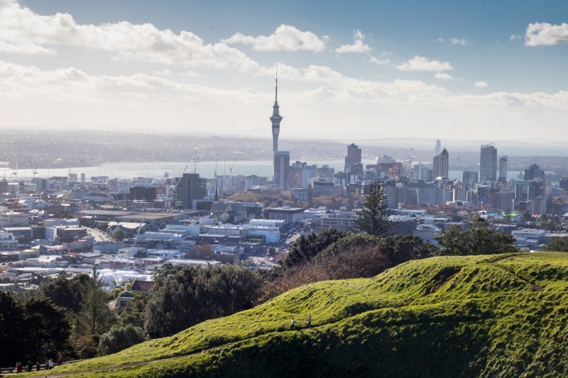 Mount Eden, one of the best places to visit near Auckland, New Zealand