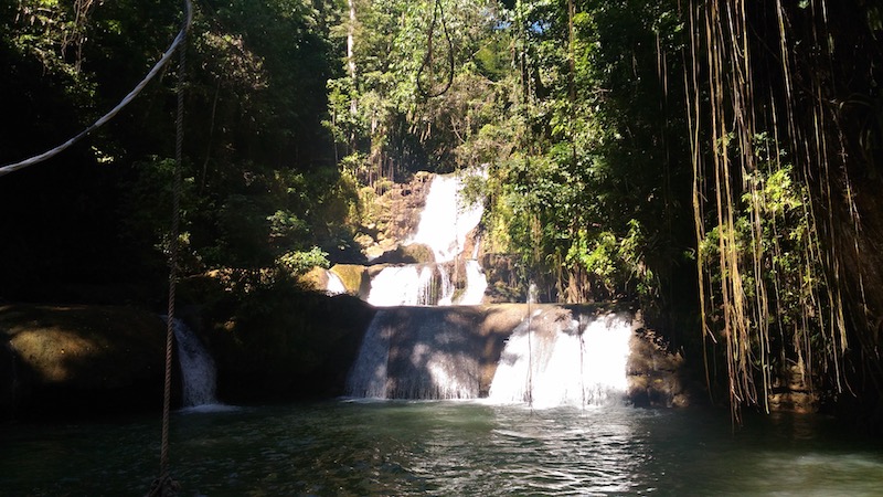YS Falls on Jamaica's South Coast