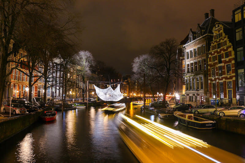 Amsterdam Light Festival, one of the best winter festivals Europe