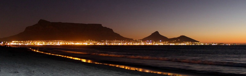 Cape Town after sunset