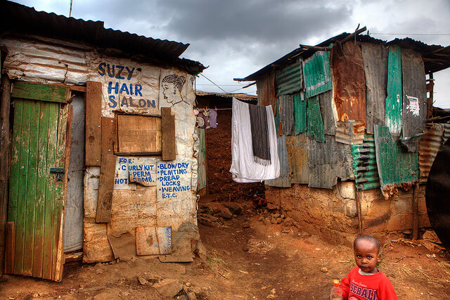 Kibera slum - people often ask why is slum tourism bad - slum tourism advantages and disadvantages