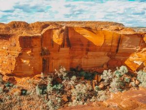 kings canyon rim walk, uluru, central australia