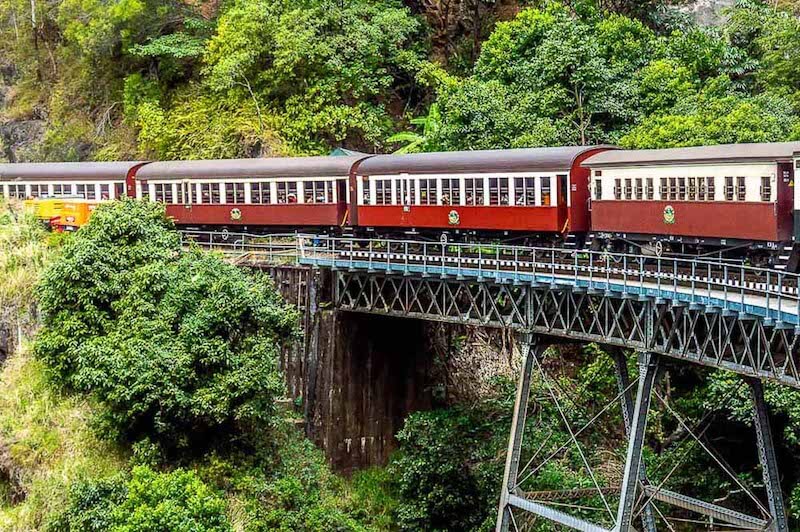 Train through Daintree Forest, Queensland