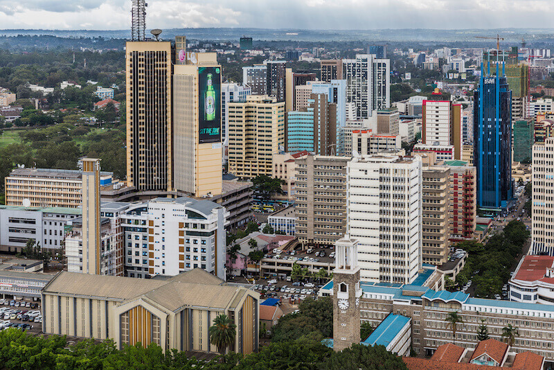 Nairobi what to do - downtown skyline