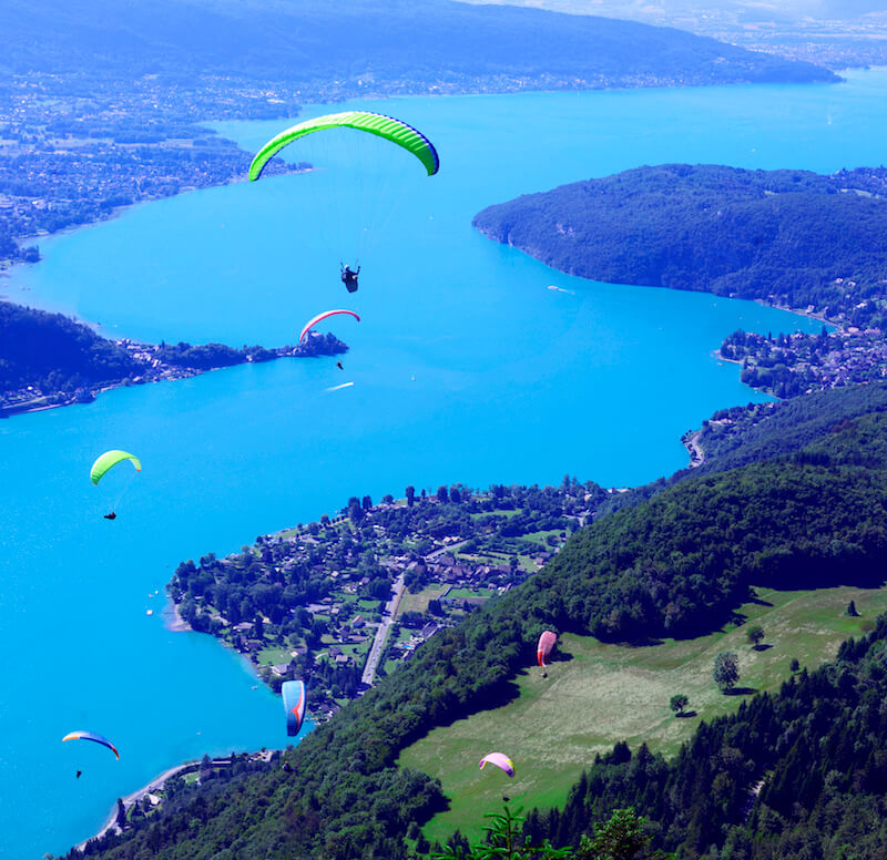 Paragliding - one of the things to do in Annecy France