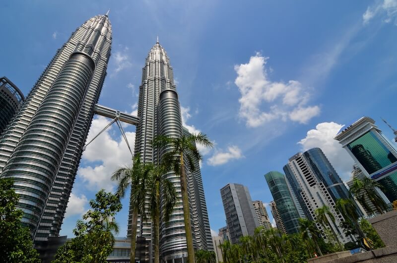 Petronas Towers in Kuala Lumpur, Malaysia