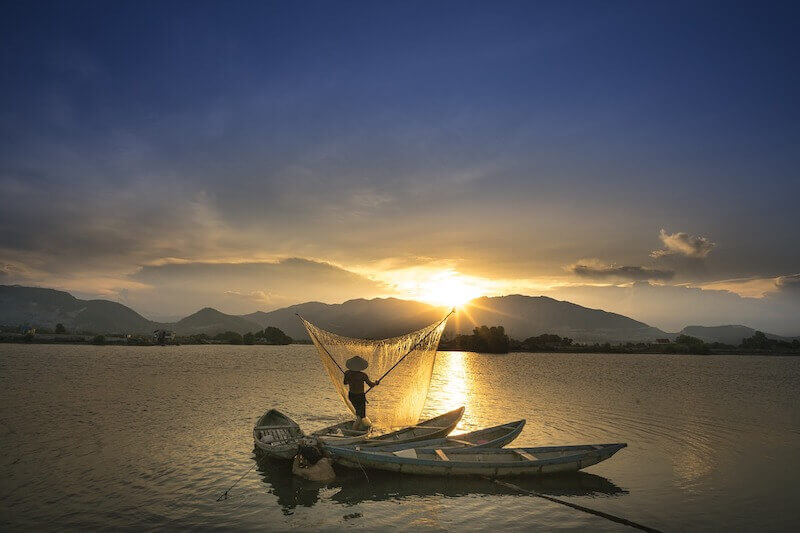 Vietnam fisherman