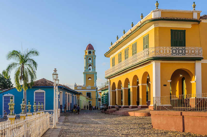 Local view of Trinidad streets