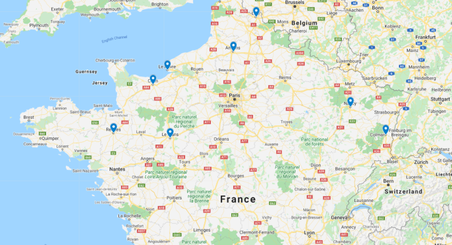 Northern on sale france cities