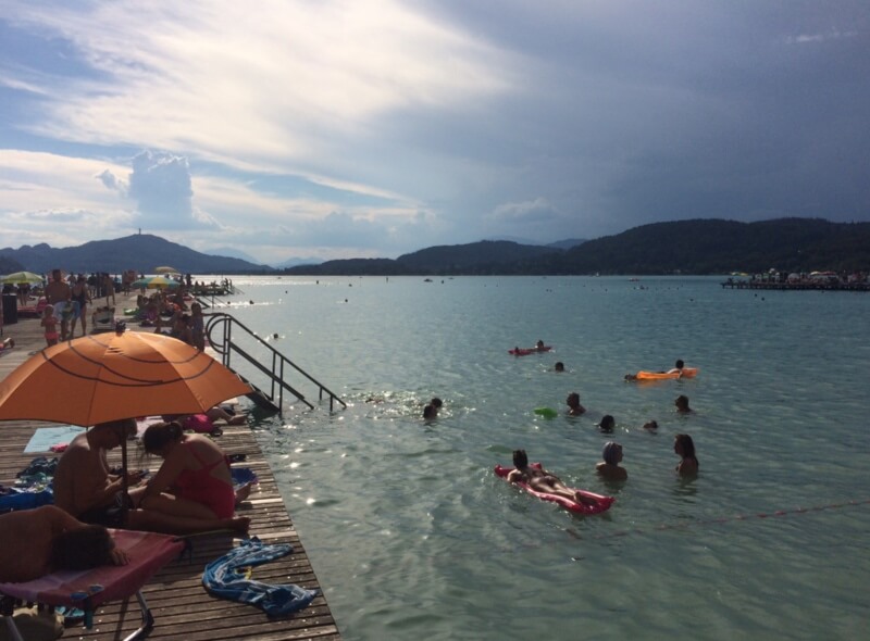 Austria places to visit - Lake Worthersee