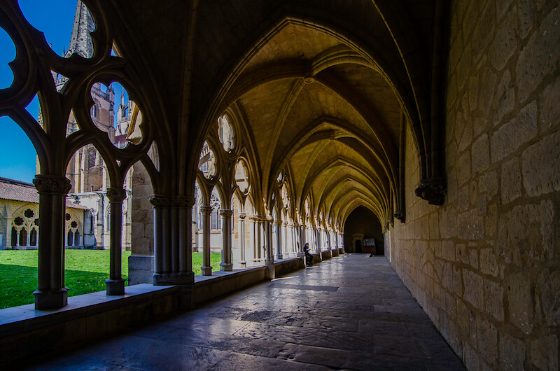 Cloisters of St Mary's Cathedral, Bayonne France