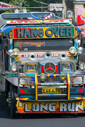Road Safety Abroad - jeepney truck in the Philippines