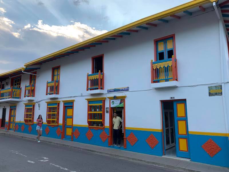 The colorful Colombian town of Jardin
