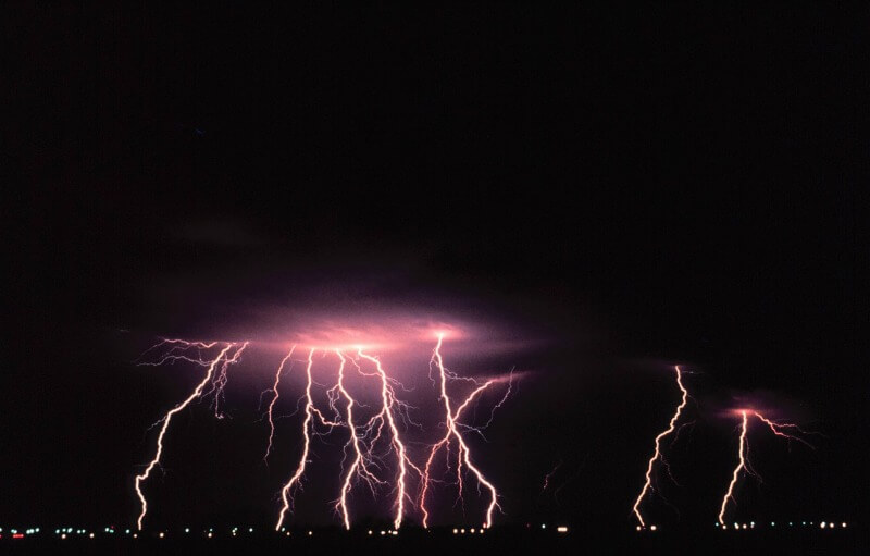 Lighnting skies