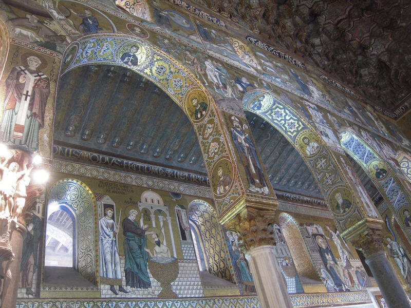 Stunning interior of Palatine Chapel in Palermo