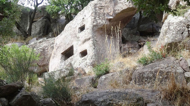 Best area in Sardinia - look for historical ruins like these ancient caves