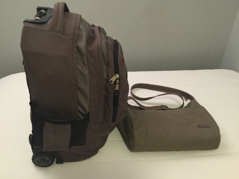 Travel bags for women who travel light