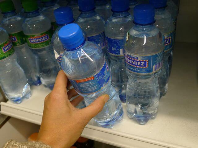 Bottled water, often safer in certain countries