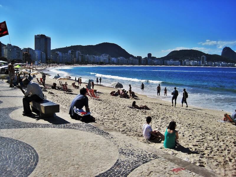 copacabana beach - perfectly safe during the day