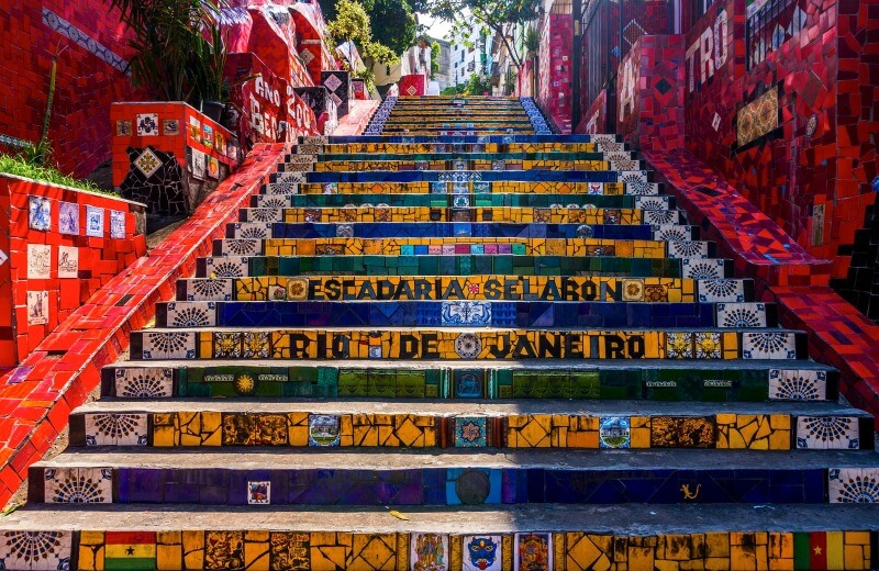 is rio safe - Escadaria Selaron are a top sight in the city