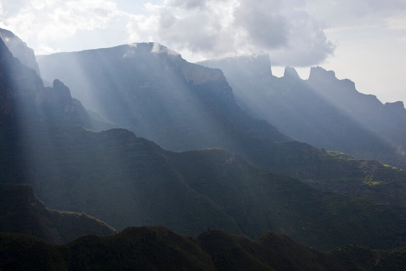 Simien Mountains in Ethiopia