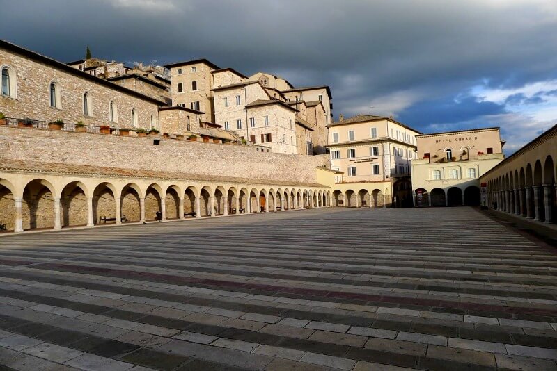 Old town of Assisi, Italy