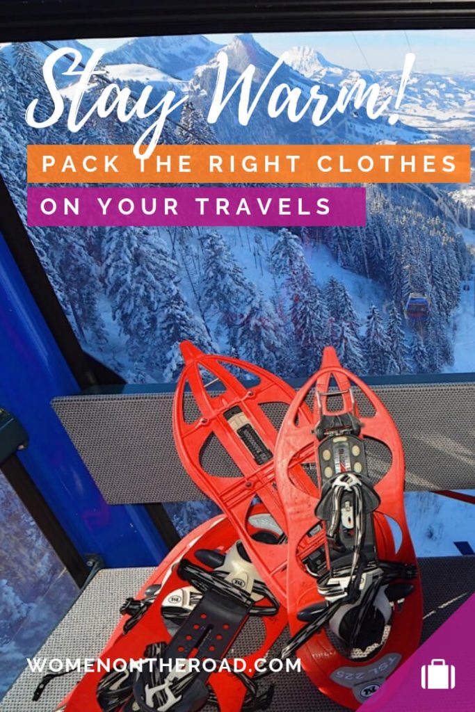 Make sure you pack cold weather clothes if you need them! pin1