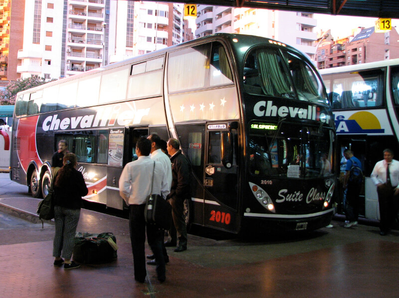 solo female travel argentina - overnight buses