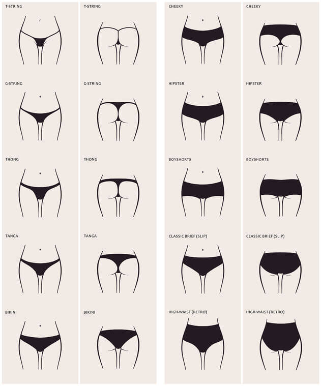 underwear women names, female underwear name