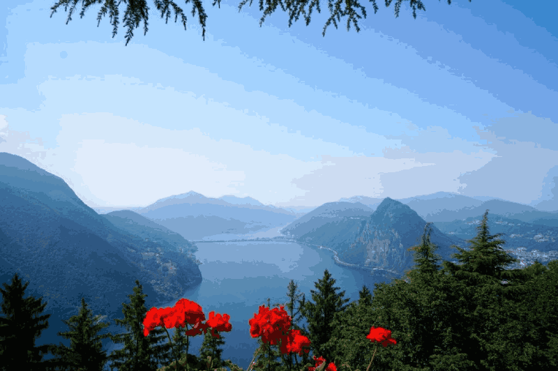 Lake Lugano - one of the best travel places in Switzerland